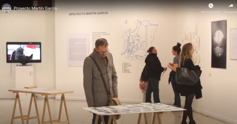 Registro de la exposición del Proyecto Martín García 2017