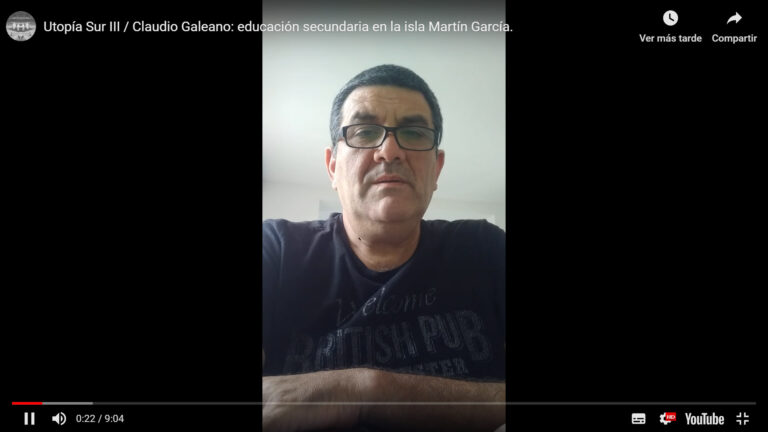 ¿Cómo es la escuela secundaria de la isla Martín García?